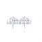 Plastic Flexible Resin Picket Fence Garden Border