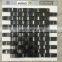 glossy Black Metal Mosaic Tile Stainless Steel Mix Metal decoration Mosaic wall Tile