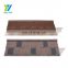 0.35 0.4 0.5mm Aluminum Zinc Alloy Steel Board Natural Sands Stone Chips Coated Roofing Sheet Shingle Design Coffee Brown Color