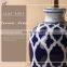 Painted blue and white porcelain vase Ceramic Table Lamps For Home Decor