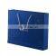 Cardboard paper handbag with custom logo durable bag for products packaging gift packing bag with ribbon handles luxury