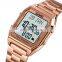 New Qibla Watch Skmei 1763 Muslim Watches Stainless Steel Strap Arabic Instruction Digital Square Azan Watch