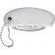 Custom fashion gift PU foam printed logo oval shape floating key chain