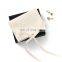 PandaSew 8*10 cm beige envelope style flag microfiber jewelry pouch with custom logo