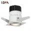 High Quality Mini Size Anti Glare Aluminum 6W 8W COB Indoor Bedroom Ceiling Recessed LED Spot Light