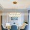 Post Modern Design LED Pendant Lighting Living Room Crystal Garland Pendant Lamp