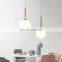 Glass Ball Pendant Lights Modern Ceiling Hanging Light For Kitchen Indoor Decoration