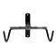 Black Wall Mount Flip Up Garage Bicycle Rack Hanger