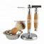 Handmade Bamboo Safety Razor Shave Kit