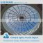 Large span steel space frame glass roof dome