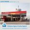 Spacious and less cost of steel structure gas station canopy