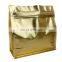 250g Flat bottom Stand Up Coffee Bag Pouch with Pull Tab Zipper Degassing Valve (50 Pieces 0.5lb / 8oz)