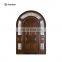 Chinese Supplier Customized Antique Solid Round Wooden Arch Doors Designs