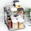 Professional Lower Price Spice Organizer Shelf Under Sink Folding Kitchen Condiment Storage Rack
