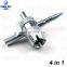380153 Tyre valve repair tool 4 in 1 , tire valve core remover tools