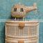 Hot Sale rattan helicopter storage basket boho toy Kid Doll Toy Vietnam Manufacturer
