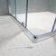 Aluminium alloy framed aqua glass rollaway shower screen shower cabin with sliding shower door