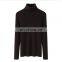 Customize Ladies 100% Cashmere Pullover Slim Turtleneck Sweater Knitted Casual Style Solid Pattern Winter OEM Service Available
