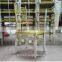 Steel Stackable gold bamboo chair