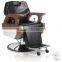 Luxury reclining hair cutting chairs price,elegant man barber salon equipment for sale