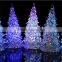 Luminous night market stalls selling toys colorful Crystal acrylic Christmas tree