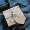 Hot Sale Vintage Engagement Kraft Paper Gift Packaging Cardboard Box Lining Velvet P1851