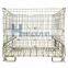 Folded mesh galvanized metal containers for Wine storage