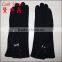 Cheap fashion woman mirco velvet hand gloves
