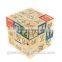 Wooden ABC/123 Building Blocks Set Alphabet Letters