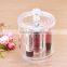 C23 ANPHY PS Crystal Bottle Jewelry Storage Makeup Holder Cup Transparent With Lid