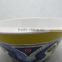 wholesale golden decal print 6" round melamine salad bowl