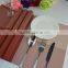 2015 New Arrival light color red with leige Placemat Fashion Adiabatic PVC Strip Weave Table Mat