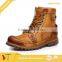 Full Grain Leather Marten Boots Hiking Anti-slip Shoes for Men