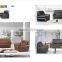 Favorable price modern leather sofa made by Chinese manufacturer