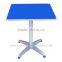 Outdoor aluminum frame garden dining table
