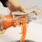 Kitchen Tool Spiral Slicer See-though Stainless Steel Julienne Spiral Slicer