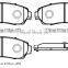 High Quality MD5153M Semi Metal Competition Disc Brake Pad  D1521 China Pastillas de Frenos GDB3581 for Honda Car