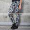 Woman Fitted Sublimated Leggings / Tights Full Length With Equilibrium Custom Design