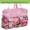 Tactical Qualified High Capacity Cotton Mommy Bag With Flower Printing