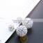 >< BEST SELLING Rhinestone Stud Earrings Crystal Double Ball Earring/