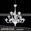 beautiful black and white italian murano glass chandelier crystal chandelier pendant for home wedding living room dinning room