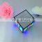 The gift MiniRubik's Cube Shape Carton Wireless Portable Bluetooth Speaker with LED Flash Light