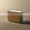 Wood Cell Phone Case Display Table Rack With Glass