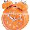 3 inch metal candy color mechanical twin bell alarm clock