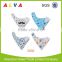 2016 ALVA New Beard boat printed baby bandana bibs with double cotton fabric and adjustable drool bibs in China
