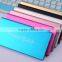 Big capacity Credit card size portble smart 20000mah power bank USB external charge cell