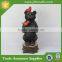 Outdoor Garden Black Bear Decoration Statue