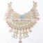 wholesale custom sew or iron on glass stone crystal neckline rhinestone flower aqqlique beaded diamond applique patch