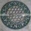 round shape doormat cast iron