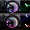 New design super light bicycle decoration 7 color changing led spoke light bicycle wheel light